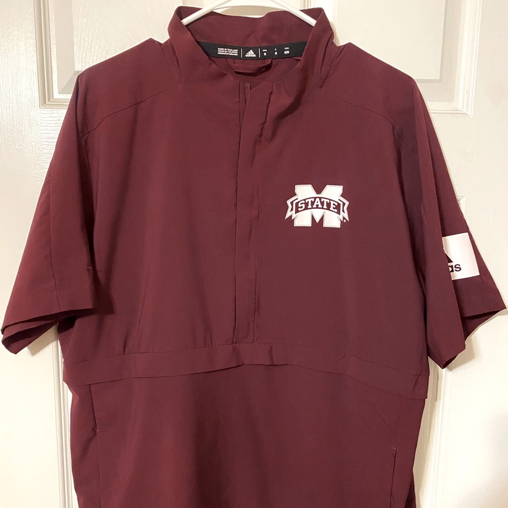 Mississippi State short sleeve qtr zip